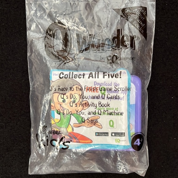 Q Wunder Monkey Set of 2 Activity Book and Q Cards Chick-fil-A Kids Toy NEW - Picture 3 of 4